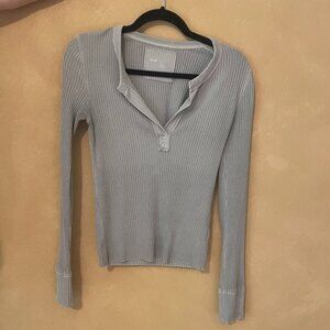 Aerie v-neck long sleeve